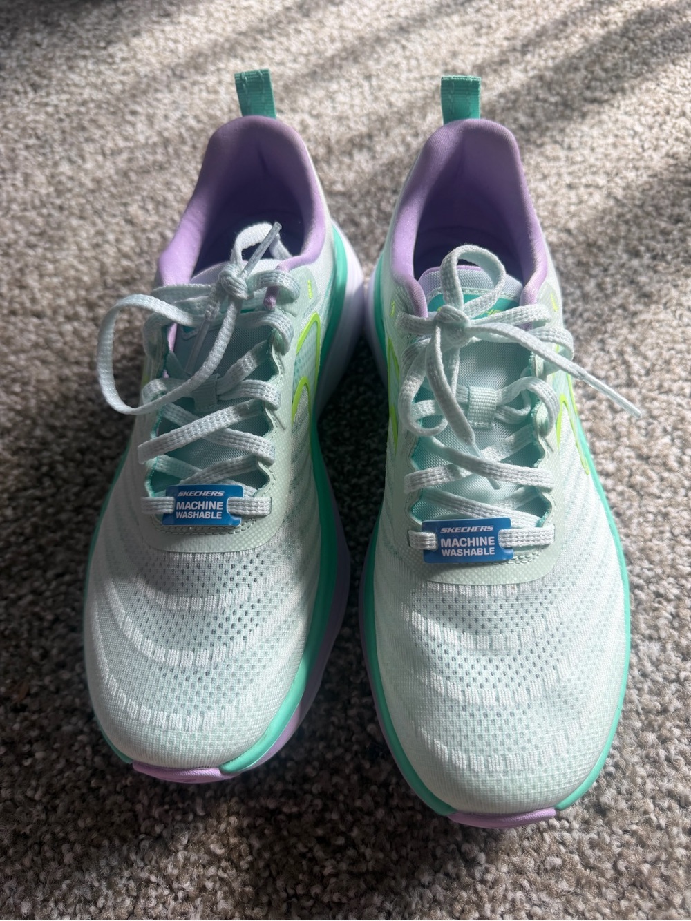 Lux Women's Mint Green & Lavender Athletic Sneakers